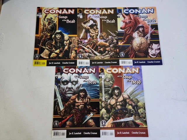 Conan and the Songs of the Dead #1 2 3 4 5 Complete Set  2006 Dark Horse Comics