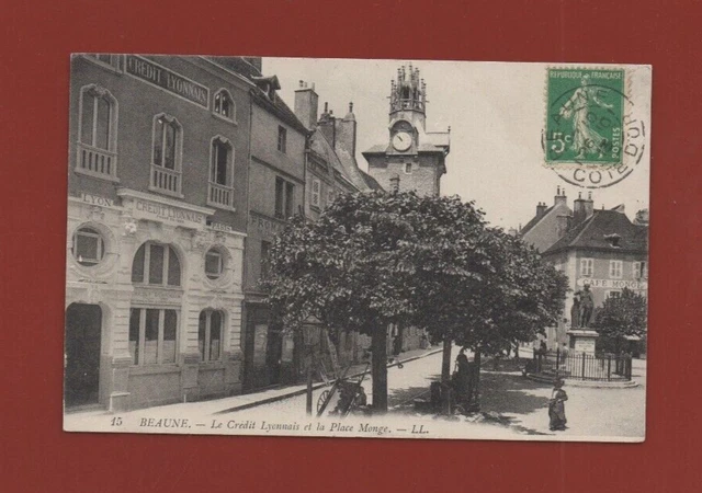 Beaune - Credito Lyonnais E La Place Monge ( Ref. C2912 )