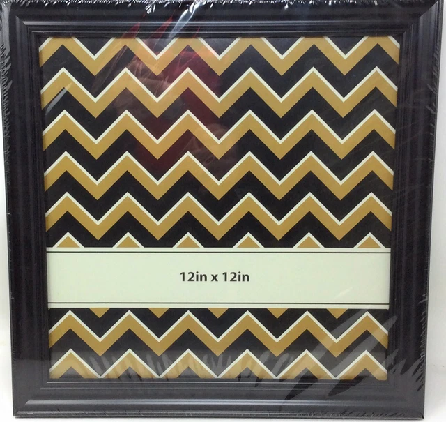 Pier One Imports Picture Frame Plastic Groved Frame 12in x 12in NEW