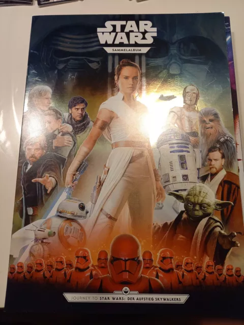 Star Wars Sammelalbum Kaufland Karten Glitzer Komplett