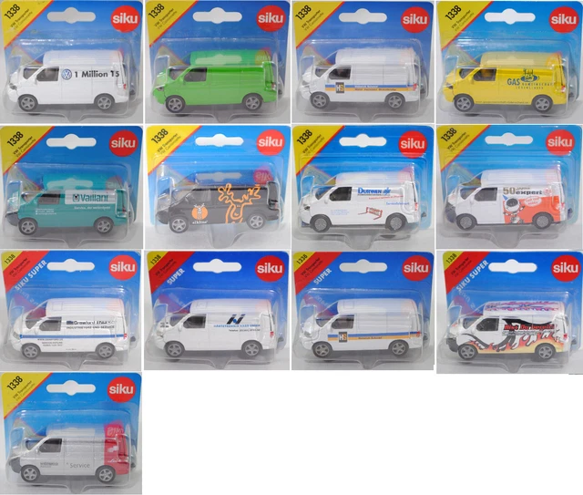 siku 1338, Camionnette VW, métal/plastique, Bleu, hayon ouvrable siku 1338, Camionnette VW, métal/plastique, Bleu, hayon ouvrable