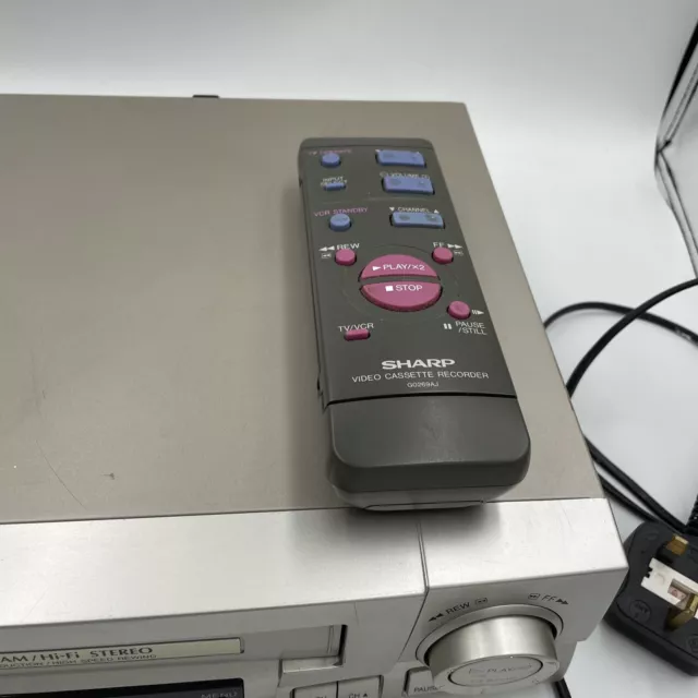 VGC SHARP VC-MH730 VCR VHS Grabadora de Casete de Video REPRODUCTOR NICAM 4 CABEZALES HIFI 2