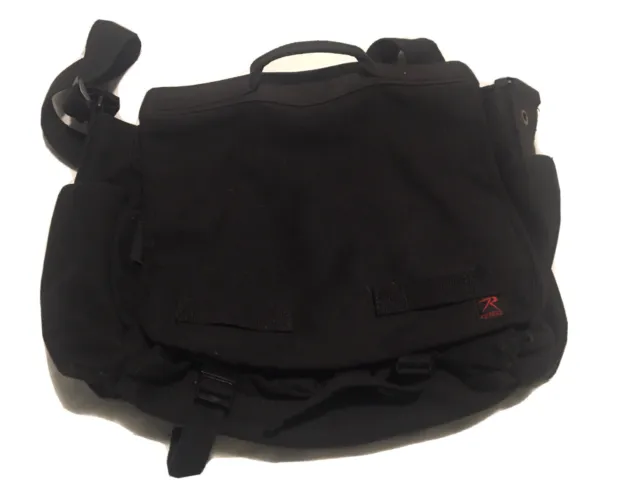 Rothco Concealed Carry Messenger Bag Black VGC