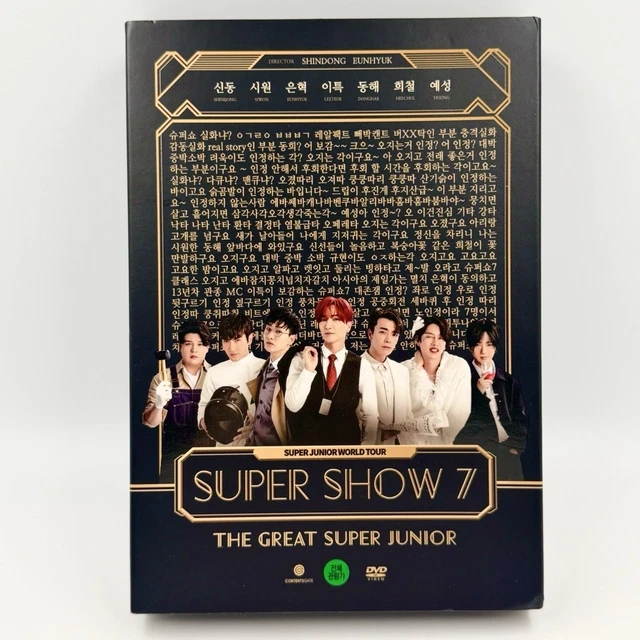 SUPER SHOW7 ソウル DVD 完品 トレカ SUPER JUNIOR SUPER JUNIOR WORLD Tour SUPER SHOW 7 Seoul DVD Box Set Photobook