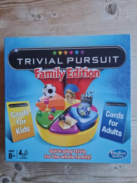 Trivial Pursuit Family Edition 2014 Hasbro Gaming complete