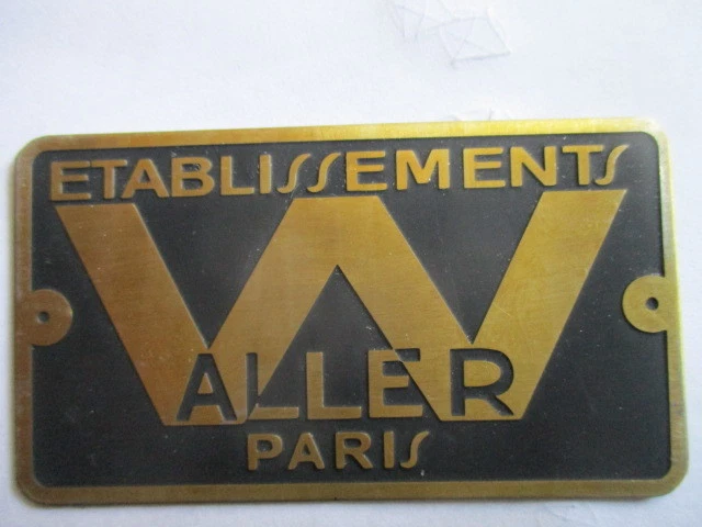 Plaque / Bouclier Identification Voiture Ancienne - Type Armée Allemande Kdf - WW2