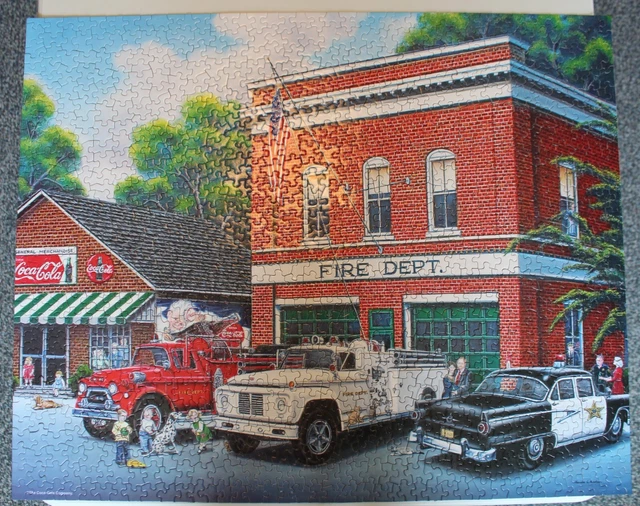 Coca Cola - "OUR HEROES" 1000 Piece Puzzle by Springbok - Complete Used