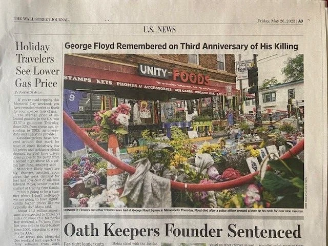 George Floyd Remembered On 3Rd Anniversary Wall Street Journal Article Wsj ;