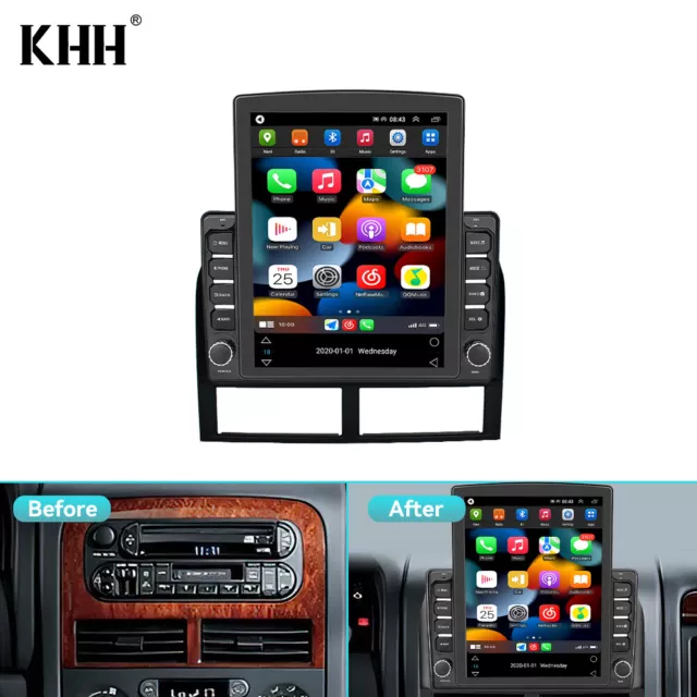 9" Android 13 Carplay Autoradio GPS Navi WiFi für Jeep Grand Cherokee WJ/WG 64GB
