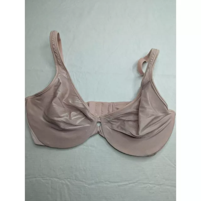 Vintage 1990s Lilyette Womens Sz 36D Unlined Light Pink Bra