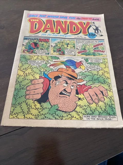 Retro Vintage Dandy Comic - Issue 2451 12th November 1988