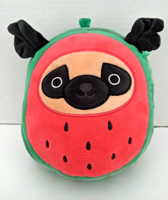 Squishmallows 7.5" PRINCE The Watermelon Pug Dog - Costume Squad Plush. 97 Squishmallows 7.5" PRINCE The Watermelon Pug Dog - Costume Squad Plush. 97