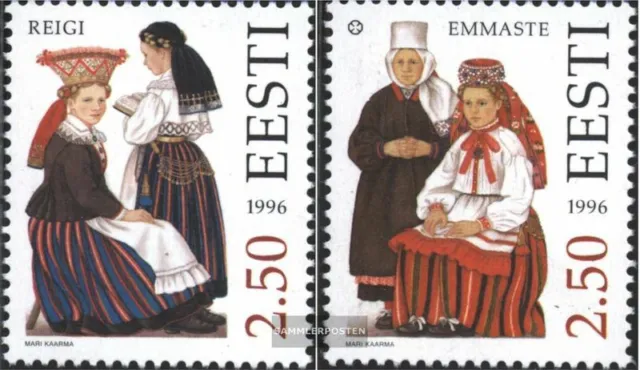 Estonia 274-275 (completa edizione) MNH 1996 Costumi