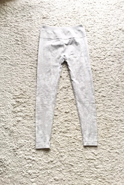 fabletics leggings Powerhold S Seamless Grau Laufhose Tights High Waist Print
