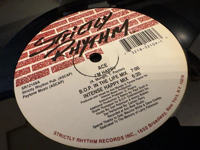 12 Ace Happy Pump It Up B.O.P. Intense Deep House Classic