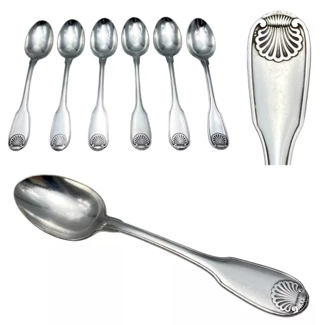 Christofle Vendome coffee spoon tea set of 6 Arcantia silver plated 14.1 cm