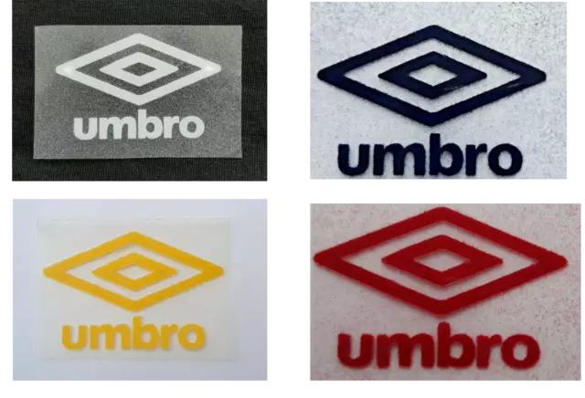 Retro Umbro diamond logo rounded corners Press on clothing football shirt Euros