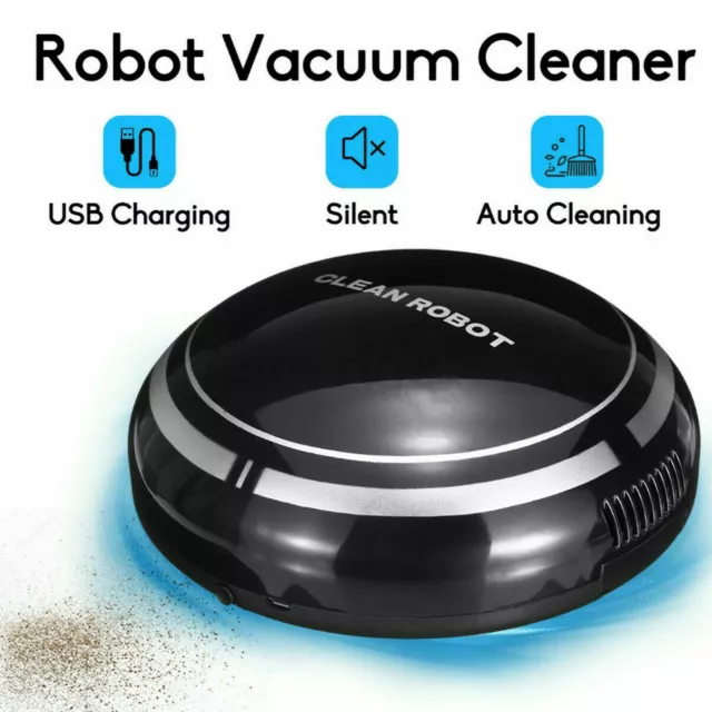 Rechargeable Automatic Smart Robot Vacuum Cleaner Suction Sweeper Edge Cleaning