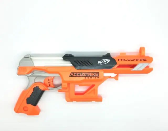 Nerf N-Strike Elite AccuStrike Series FalconFire With 10 Soft Darts Pre Owned