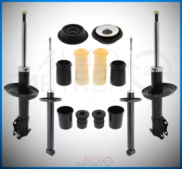 4x Amortiguador para VW Passat 35i Juego Delantero Trasero + Cojinete Kit +