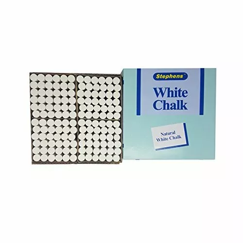 Stephens Superline Chalk - White Pack of 144