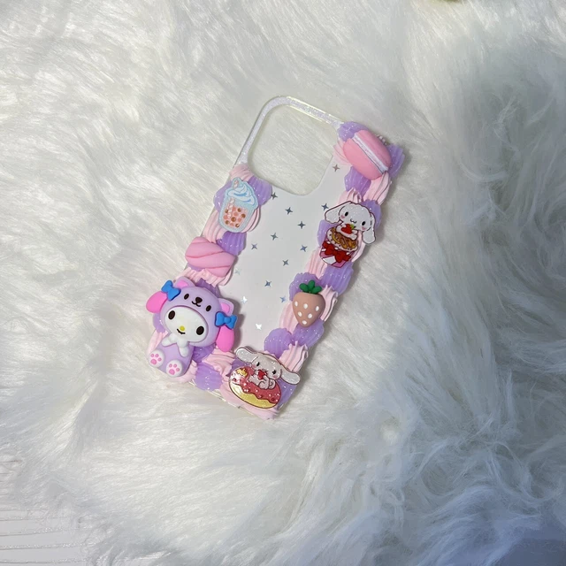 Cinnamoroll My Melody cute decoden diy phone case handmade Cover