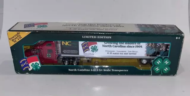 2007 Ertl Diecast, PETERBUILT SEMI TRACTOR TRAILER / NORTH CAROLINA 4-H (1/64)
