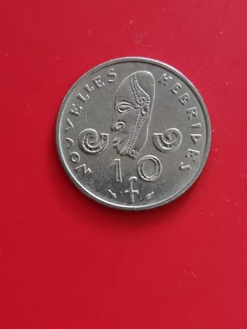 1979 New Hebrides 10 Francs