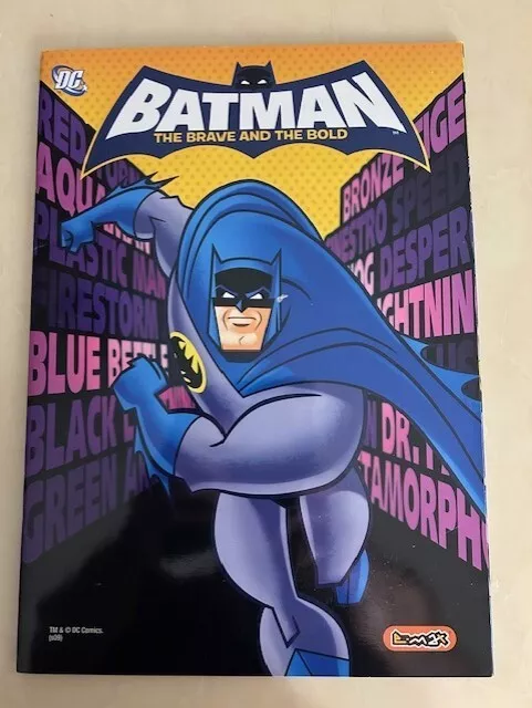 Complete e-max Batman Brave & The Bold Sticker Album Collection Mint Condition