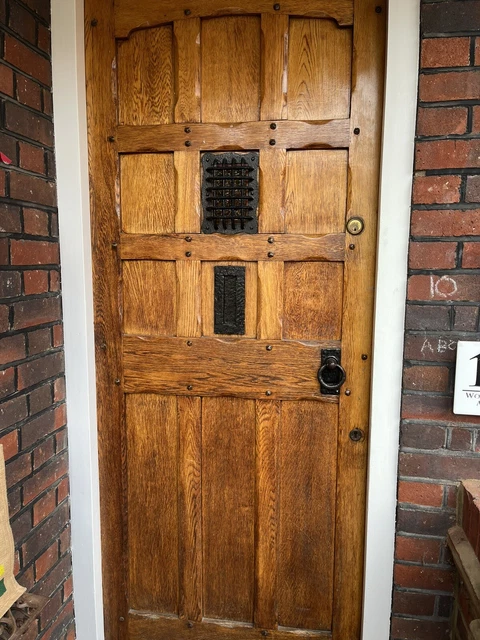 Reclaimed original 1930s front door