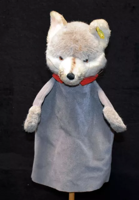 Steiff Handpuppe Wolf alt