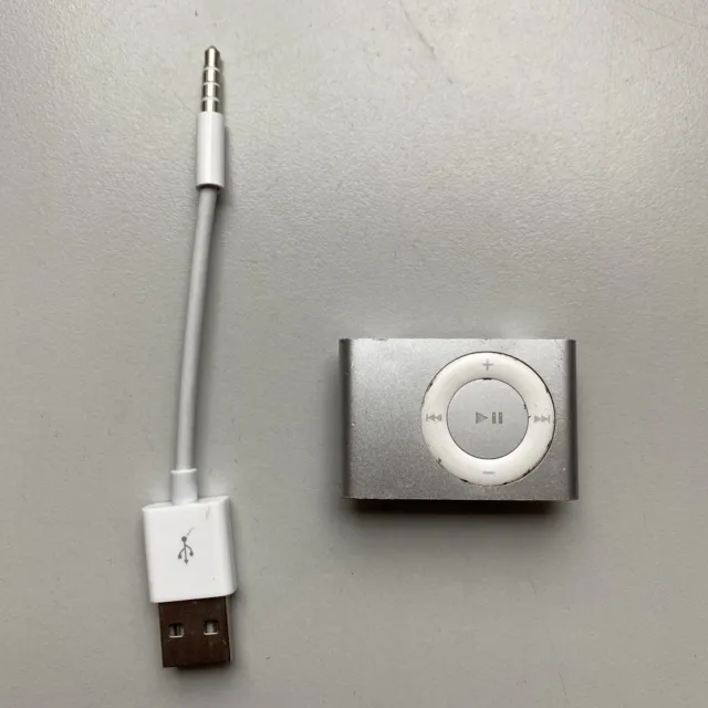 Apple Ipod Shuffle - Fonctionne Bien - Avec Câble - Baladeur Mp3 - A1204 1go 1gb