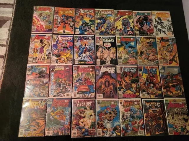 The Avengers Marvel Comics (28) Issue LOT Comic Book Collection VF/NM