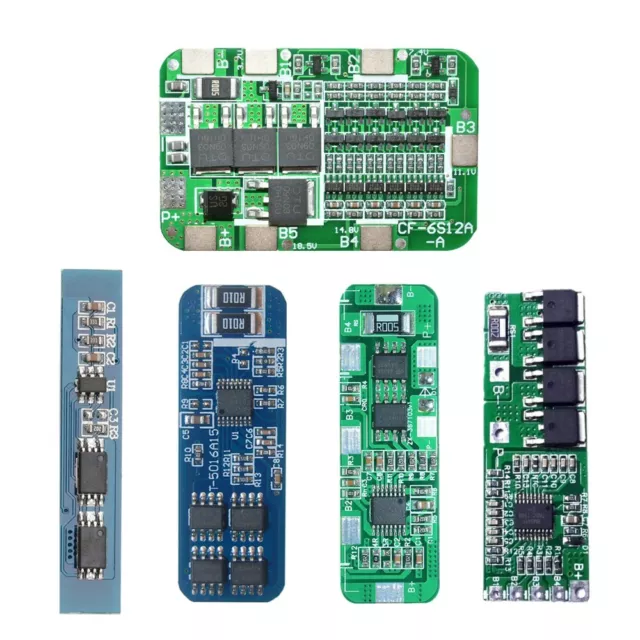 2S/3S/4S/5S/6S 18650 3/5/8/10/15/20/30A Lithium Battery PCB BMS Protection Board