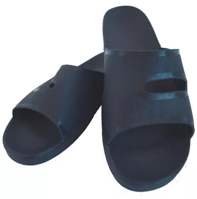 Original Bw Bundeswehr Badepantinen Badelatschen Badeschuhe Badepantolette Blau