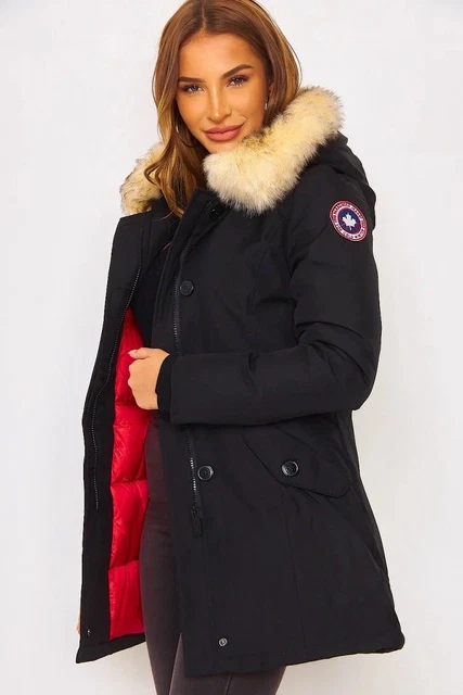 PARKA FEMME PARAGOOSE Noir Taille S EUR 90 00 PicClick FR