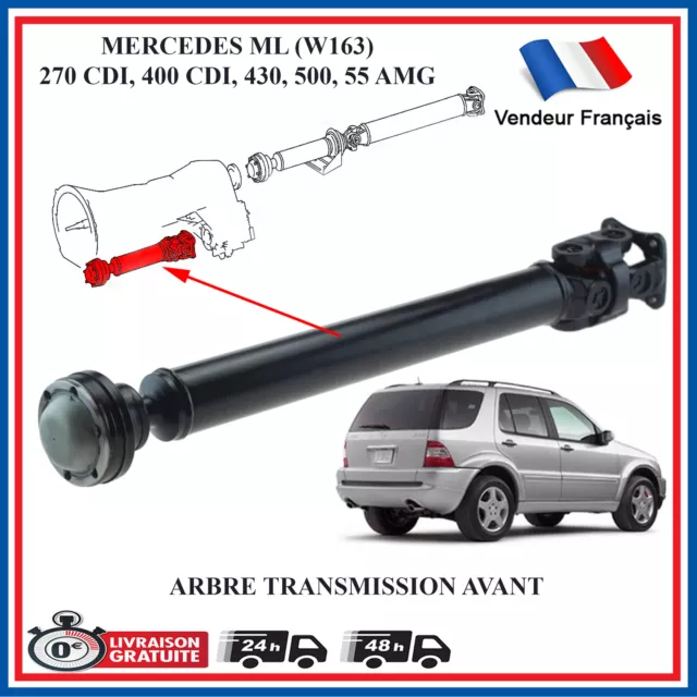 Arbre de transmission avant MERCEDES BENZ classe M ML (W163)