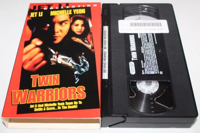 Twin Warriors (VHS, 1993) Jet Li, Michelle Yeoh, Siu-Ho Chin, High Energy