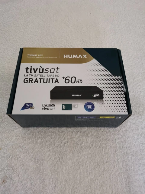 Decoder Satellitare Humax Tivumax LT HD-3800S2 Con Scheda Tivusat HD Inclusa - Foto 12