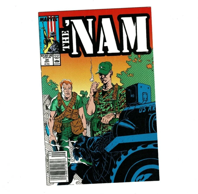 The Nam #34 Marvel Comics 1989 Newsstand