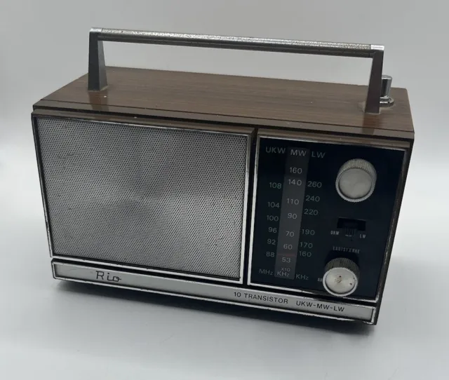 1968 Rio Swing Electroimpex Transistor FM UHF Radio - Untested