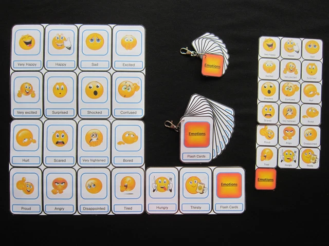 Carte Emozioni Montessori My Feelings Cards And Emotions Flash Cards ...