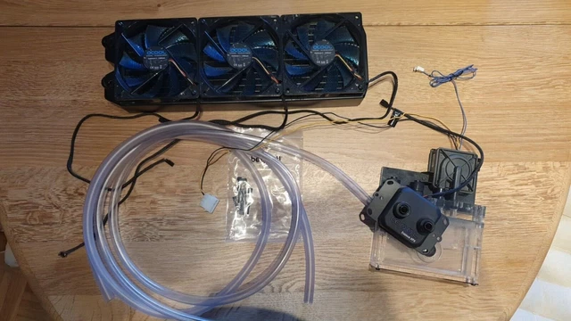 WASSERKÜHLUNG PC / 360er Radiator / Pumpe+Ausgleichsbehälter / AM4 CPU ...