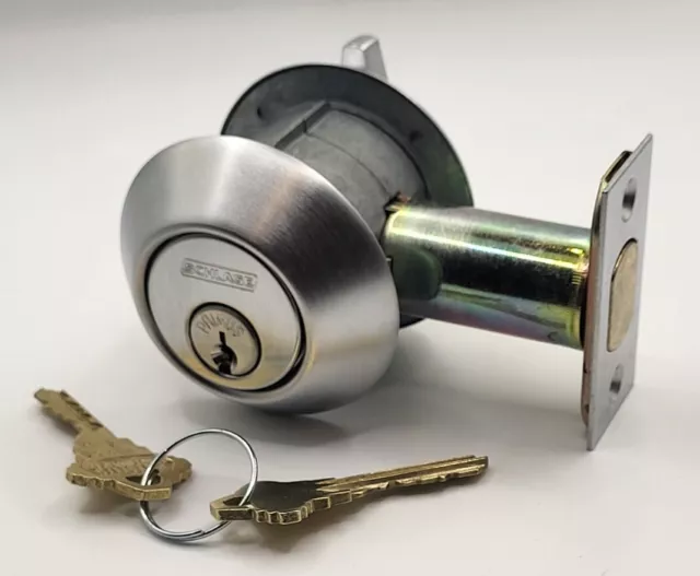 Grade 1 Single Cylinder Deadbolt W/Schlage Primus High Security, Comes W/2 Keys