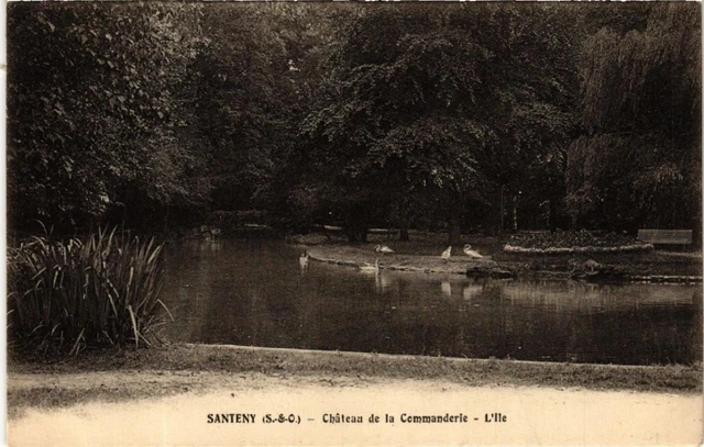 CPA AK SANTENY Chateau de la Commenderie L'Ile (600330)