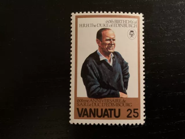Vanuatu 1981 60Th Birthday Of Hrh The Duke Of Edinburgh 25Fnh - Mint