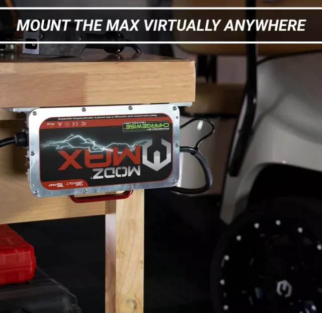 Chargeur de batterie marathon MODZ Max36 15 AMP EZGO pour voitures de golf 36 volts 3