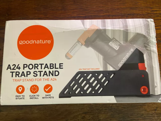 Goodnature STDR-01 Black/Orange A24 Portable Indoor & Outdoor Trap Stand