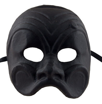 Mask from Venice Brighella Paper Mache Black 2319 VG17