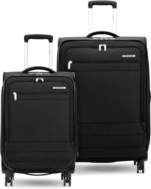 Softside Expandable Luggage Set with Spinners (Carry-on & Medium)